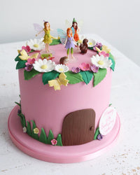 Fondant Fairy Garden Cake