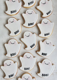 Friendly Ghost 'BOO!' Biscuits