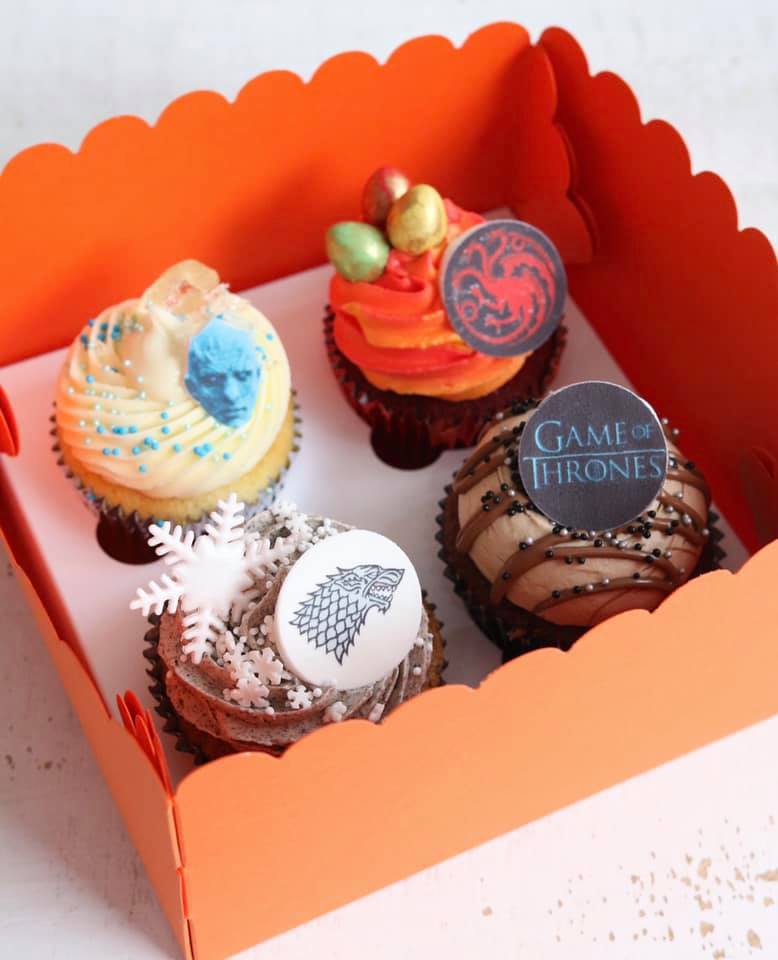 Box of Game of Thrones Cupcakes