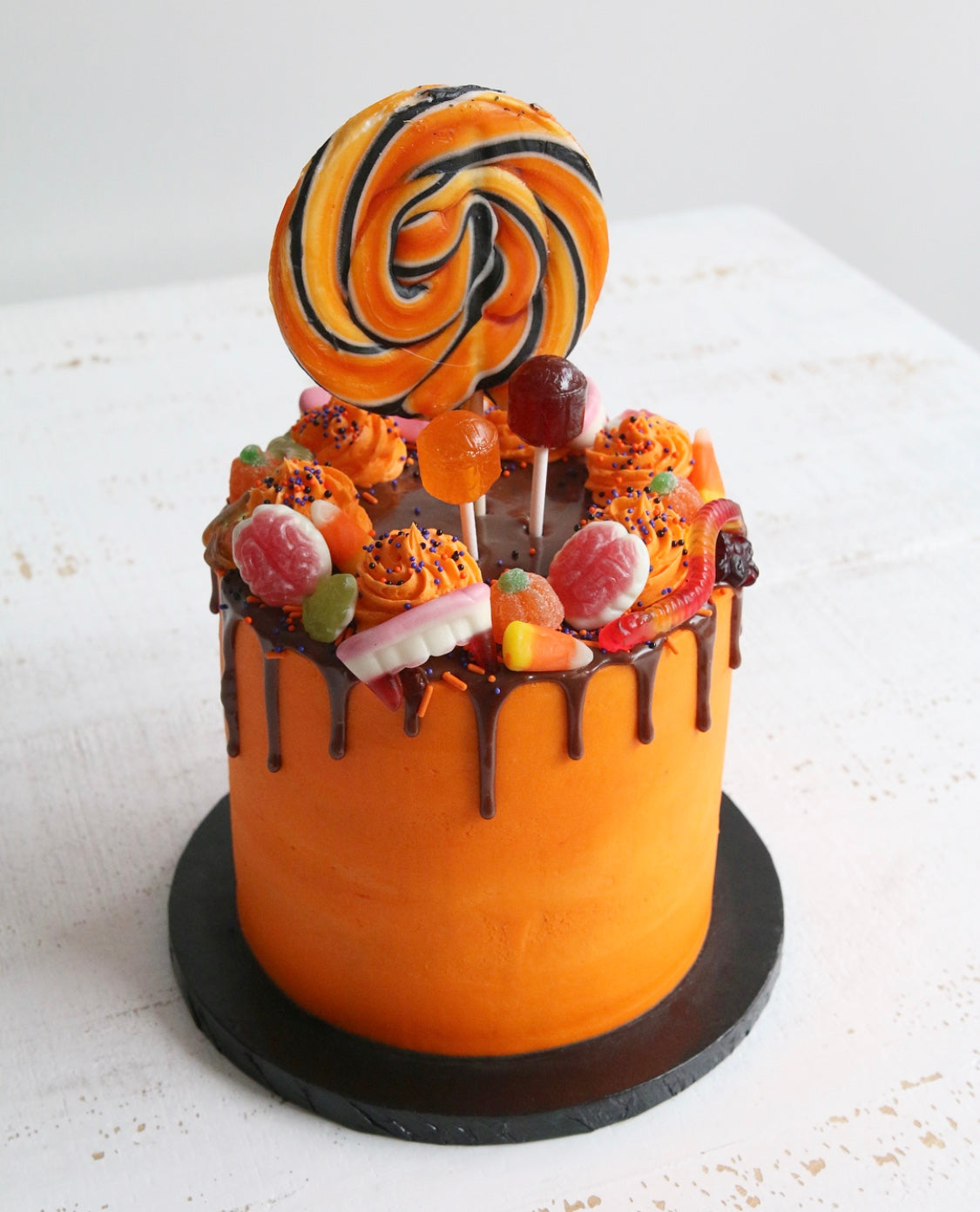 Trick or Treat Halloween Drip Cake