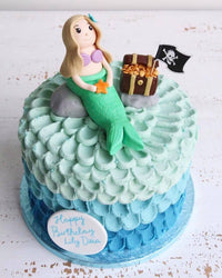 Mermaid Kids Birthday Cake