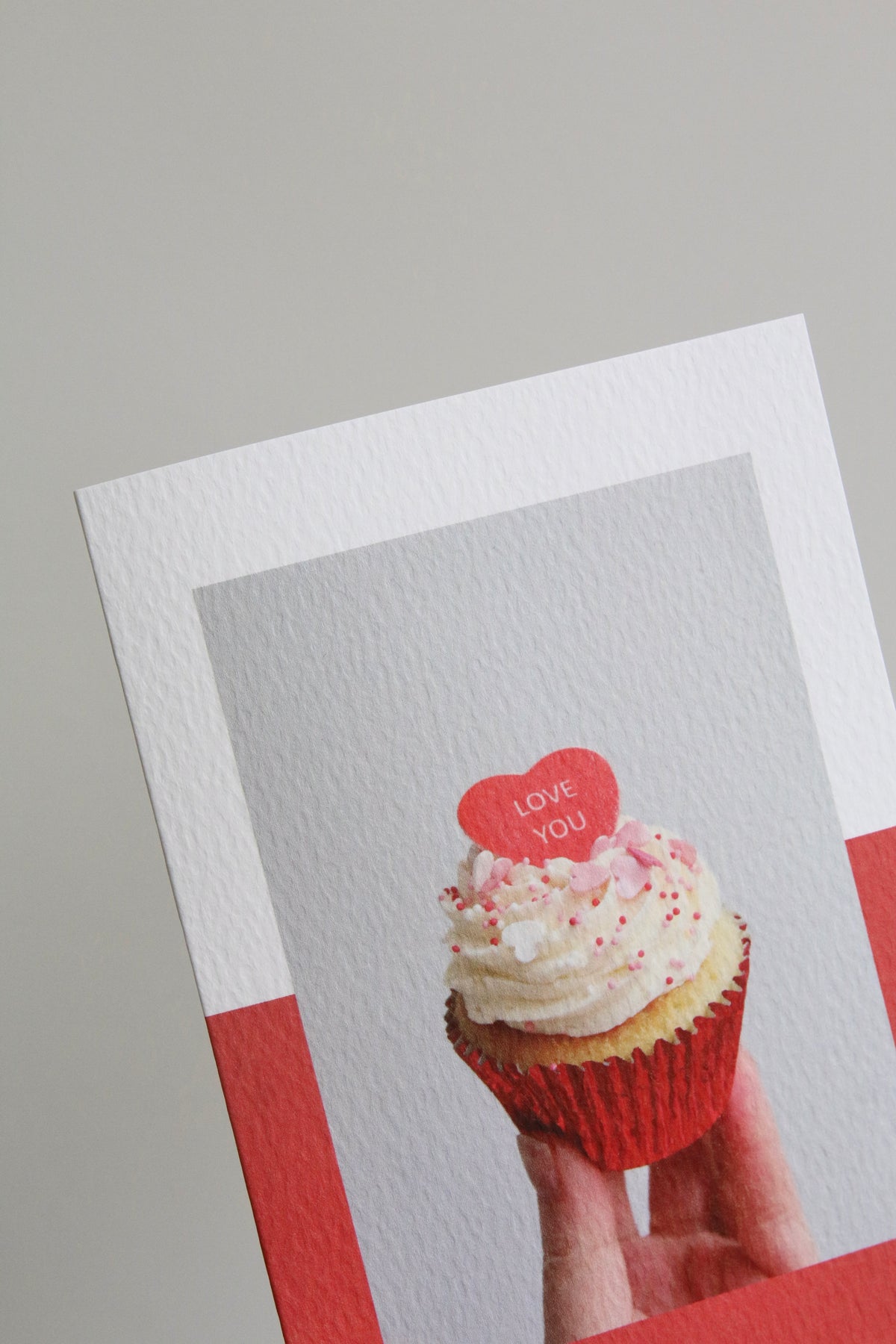 Love You Cupcake Photo Card