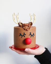 Rudolph the Reindeer Cake