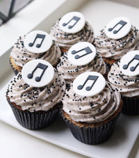 Music Notes Cupcakes
