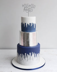 New York Skyline Wedding Cake