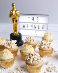 Oscar Popcorn Cupcakes
