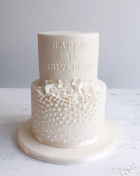Pearl 30th Anniversary Cake