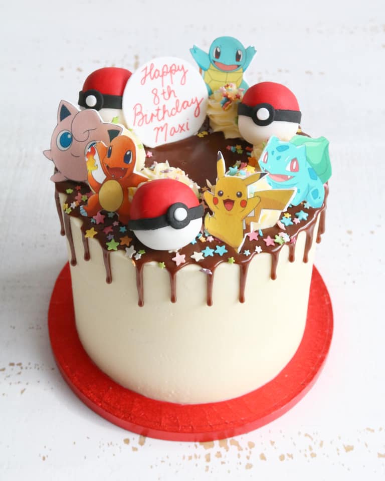 Pokemon Drip Cake
