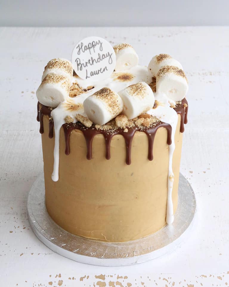 S'mores Drip Cakes