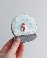 Personalised Snow Globe Biscuits