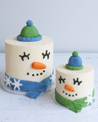 Frosty The Snowman Cake