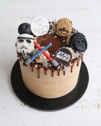 Star Wars Buttercream Drip Cake