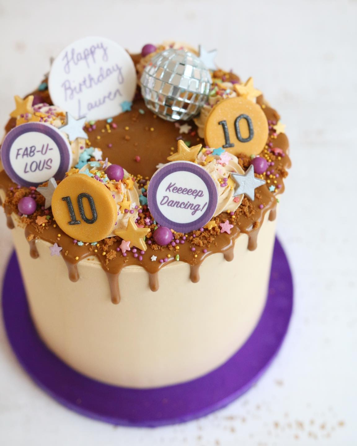 Strictly Come Dancing Drip Cake