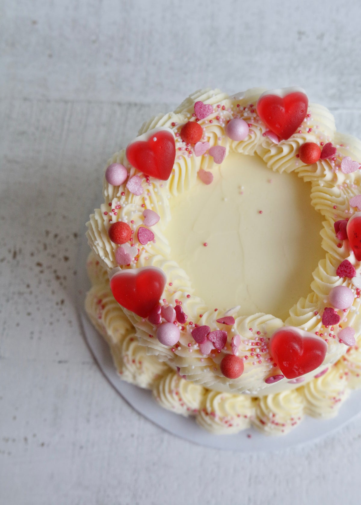 Mini Valentine's Cake Top