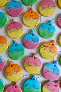 Oliver Bonas Branded Christmas Bauble Biscuits